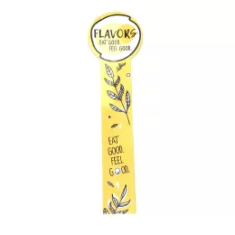 Sticker long 1 cercle 47x175mm Flavors rlx 500 etiquette